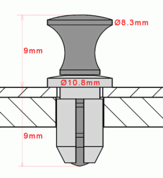 Schnappverschlussniete zu FT-301